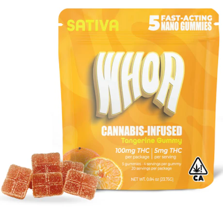 Whoa - Whoa - Tangerine - Gummy - 5pk - 100mg Main Image