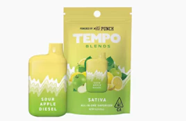 Tempo - Blends AIO Vape - Sour Apple Diesel (1g)