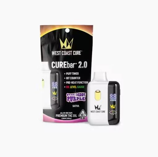 West Coast Cure - West Coast Cure - Disposable - Granddaddy Purple - Cure Bar 2.0 - 1G Main Image
