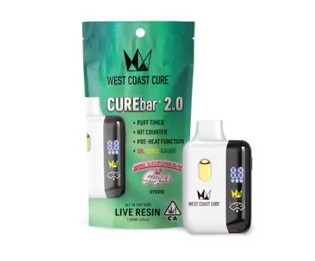 West Coast Cure - West Coast Cure - Disposable - Strawberry n' Sugar - Cure Bar 2.0 - Live Resin - 1G Main Image