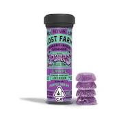 LOST FARM 100mg Grape Purple Dream Live Resin Gummies