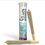 Coastal Sun Infused Pre-Rolls 2pk 1.5g - Garlic Oasis 53%