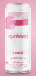 Ayrloom | Edibles - Drink | Rose | 10mg THC : 10mg CBC |