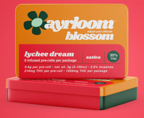 ayrloom - Ayrloom | Pre Roll | Lychee Dream | .06G \ 5pk | Main Image