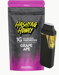 Hashtag Honey | Vape | Grape ape | 1G AIO |