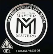 MASTER MAKERS | SUPER BOOF RESERVE ROSIN | EXTRACT | 1G