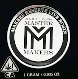 Master Makers - MASTER MAKERS | SUPER BOOF RESERVE ROSIN | EXTRACT | 1G Main Image