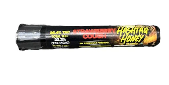 Hashtag Honey | Pre roll | strawberry cough | 1G