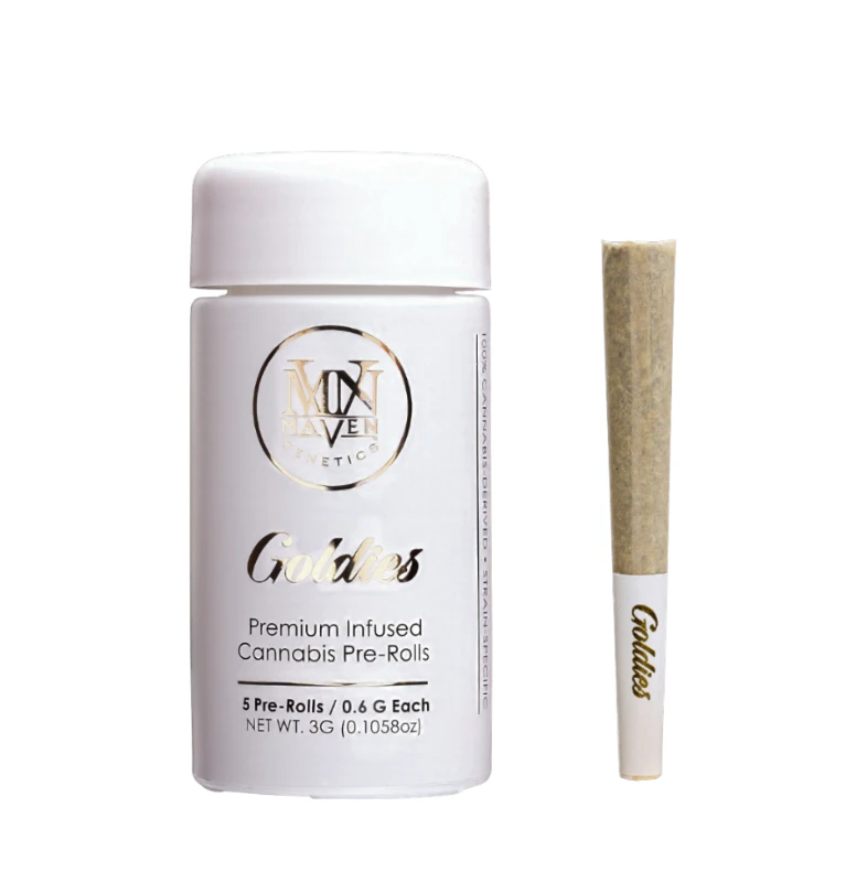 Maven Genetics - Maven Genetics - 5ct Goldies Infused Pre Rolls - BluZangria Main Image