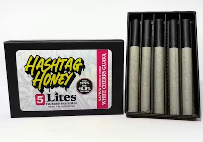 Hashtag Honey | Pre Roll | White Cherry Guava | 5pk x .9G |