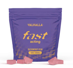 Valhalla | Passionfruit Plum | Fast Acting Gummies | 10pk/100mg