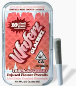 Waferz - Glacierz Infused Flower Pre-Rolls 10 Pack - Tropical Cherry 5g