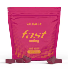 Valhalla | Blood Orange | Fast Acting Gummies | 10pk/100mg 