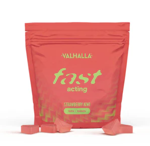 Valhalla | Strawberry Kiwi | Fast Acting Gummies | 10pk/100mg