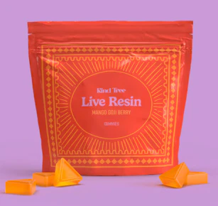 Kind Tree | Mango Goji Berry | Live Resin Gummies | 10pk/100mg