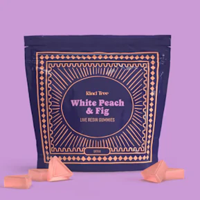 Kind Tree | White Peach & Fig | Live Resin Gummies | 10pk/100mg