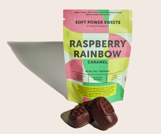 Soft Power Sweets - Soft Power Sweets | Edibles | raspberry rainbow - Candy Bar | 2pc x 50mg | Main Image
