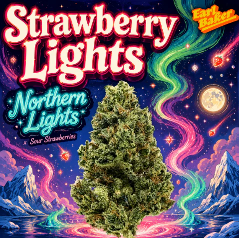 Earl Baker - Strawberry Lights 3.5 Jar 0117 Main Image
