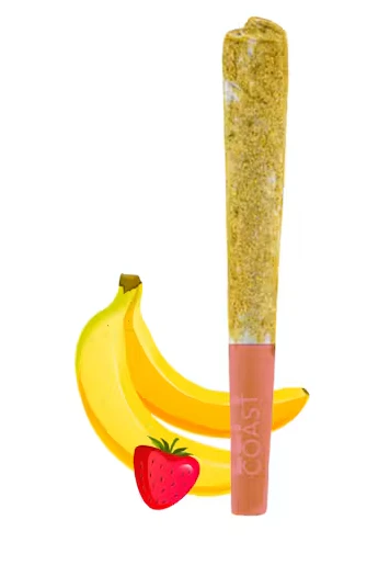 LEFT COAST - Left Coast - Lil Lefty - Strawberry Banana - Infused Preroll - 0.75g Main Image