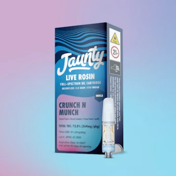 Jaunty - CRUNCH N MUNCH LIVE ROSIN VAPE CARTRIDGE - JAUNTY - 0.5g Main Image