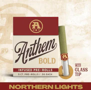 Northern Lights Glass Tip Infused 5pk 0.5g Prerolls - Indica | Anthem