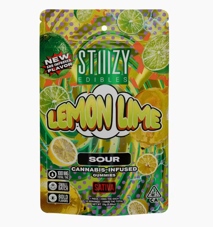 STIIIZY - STIIIZY - Lemon Lime Gummies 10x10 - 100mg Main Image