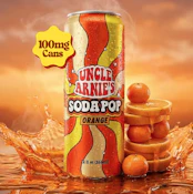 Uncle Arnies 100mg Orange Soda Pop Beverage