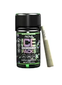 3.6g ROVE Ice Packs Rosin, Diamond, Hash Infused 6pk Prerolls - Purple Trainwreck 43%