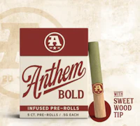 Anthem Bold - Maui Mango - Wood Tip Infused Prerolls - 2.5g 5pk