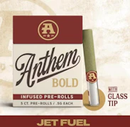 Anthem Bold - Jet Fuel - Wood Tip Infused Prerolls - 2.5g 5pk
