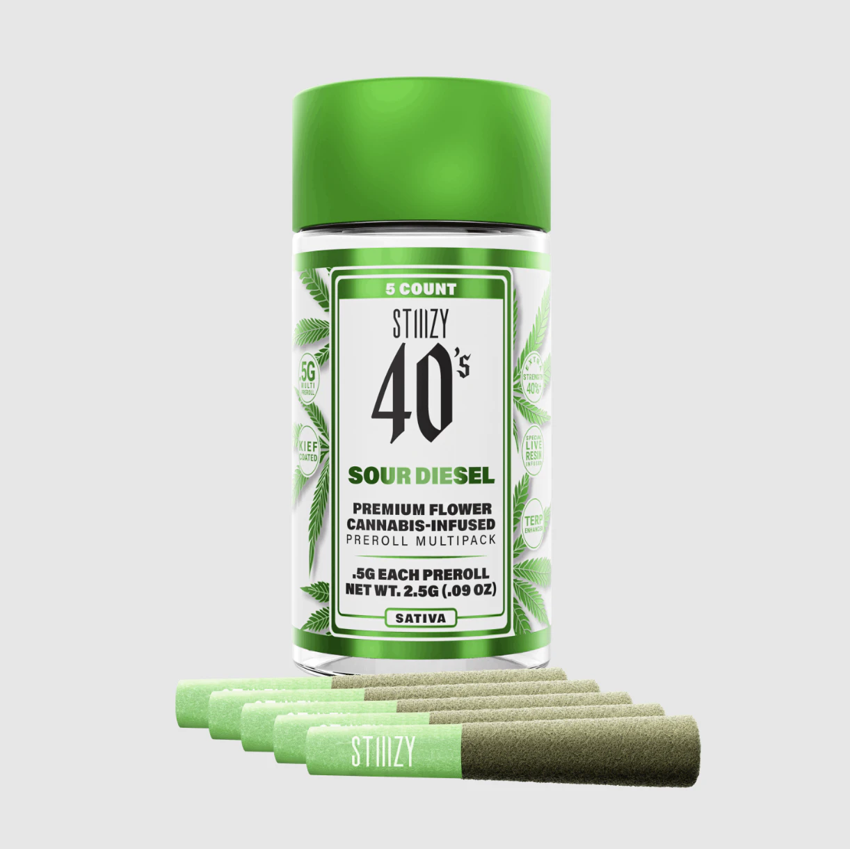 STIIIZY - Stiiizy - Infused 40"S - Sour Diesel (S) 2.5g Main Image
