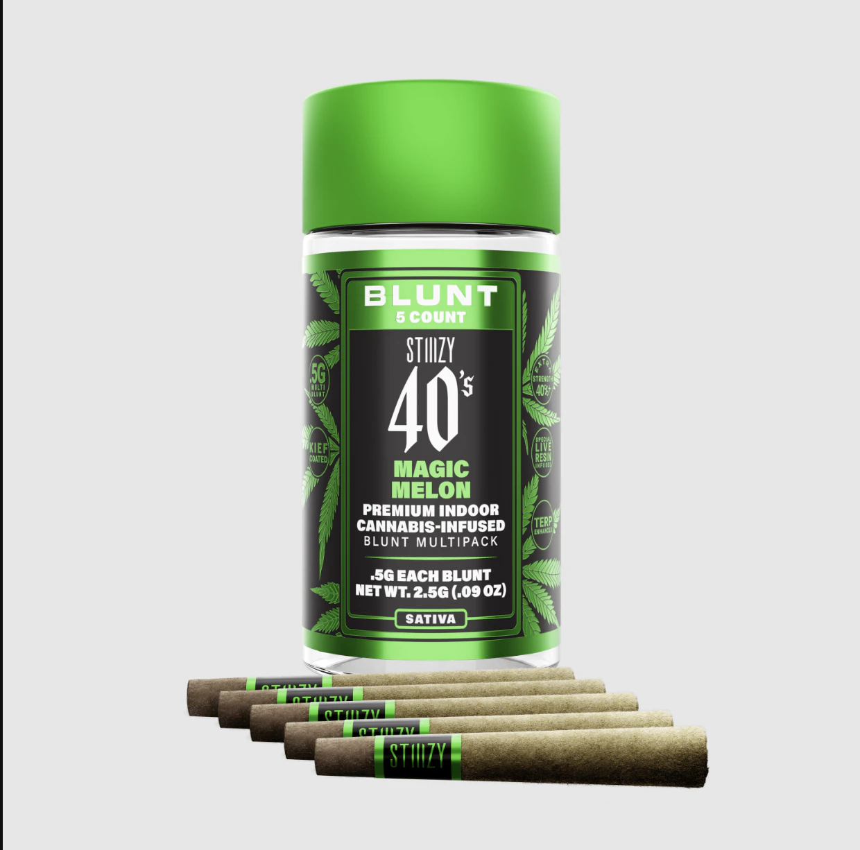 STIIIZY - STIIIZY - Blunt 40's - Magic Melon - 5pk - (S) 2.5g Main Image