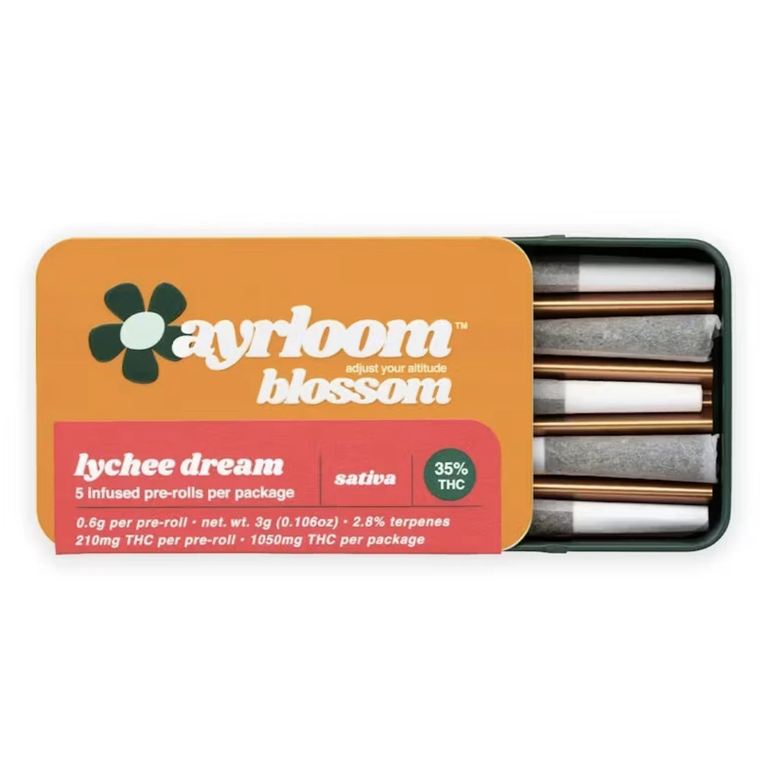 ayrloom - Ayrloom | Lychee Dream | Pre-Roll .6 5 Pack | 3g Main Image