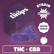 Drops 2PK 2:1 CBD Blackberry Gummy Single