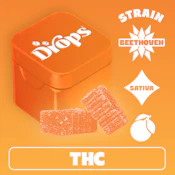 Drops 2PK Orange Gummy Singles 100mg