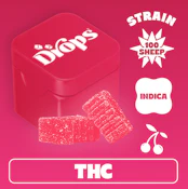 Drops 2PK Cherry Gummy Singles 100mg