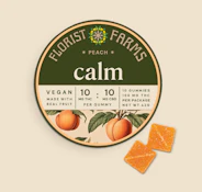 Florist Farms- Peach- "Calm" Gummies 10pk- 10mg THC : 10mg CBD