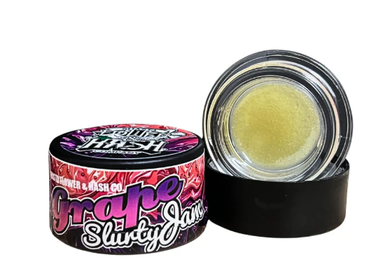 SHASTA FLOWER & HASH CO. - Shasta Hash - Concentrate - Live Rosin Jam - Grape Slurty - 1G Main Image
