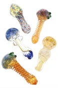 SPS | 3.5-4" Colored Glass Spoon Pipe | Assorted Colors