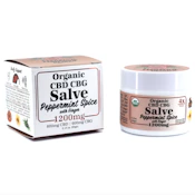 The Healing Rose | Organic Peppermint Spice CBD:CBG Salve | 60g