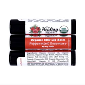 The Healing Rose | Organic Peppermint Rosemary Lip Balm | 25mg CBD