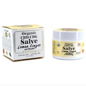 The Healing Rose | Organic Lemon Ginger CBD:CBG Salve | 60g
