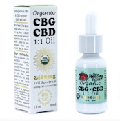 The Healing Rose | Organic Full Spectrum Oil (CBG:CBD) | 2400mg