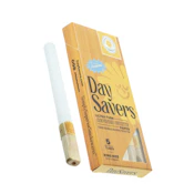 DaySavers | 1 Gram King Size Pre Rolled Tubes with Vanilla Flavor Wood Filter Tips | 5 Pack