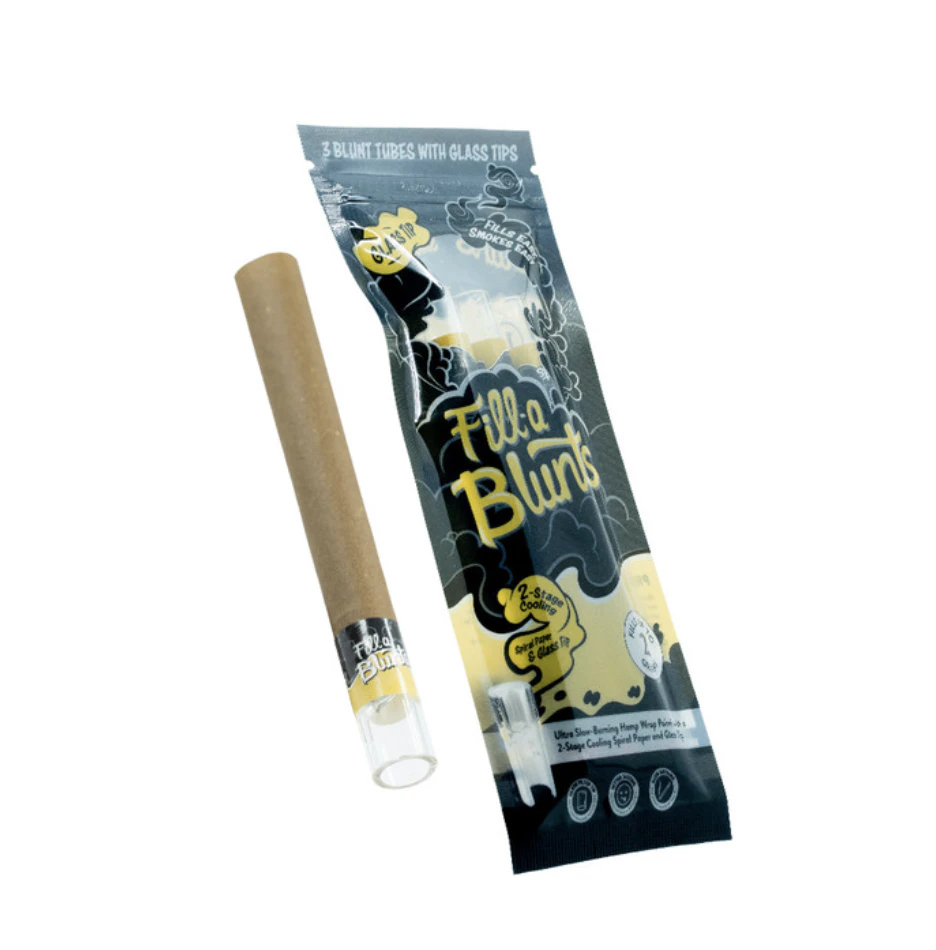 DaySavers - DaySavers | Fill-a Blunts 2 Gram Fatty Pre Rolled Blunt Tubes with Glass Filter Tips | 3 Pack Main Image
