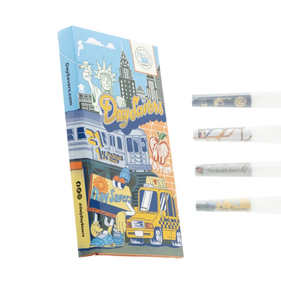 Day Savers - DaySavers | 1 1/4 Half- Gram New York Pre-Rolled Cones | Refined White | 21 Pack Main Image
