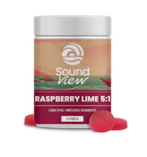 Raspberry Lime 5:1 CBD Gummies (H) 00259