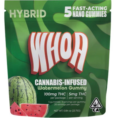 Whoa - WHOA | WATERMELON - 5PK | EDIBLE | 100MG Main Image