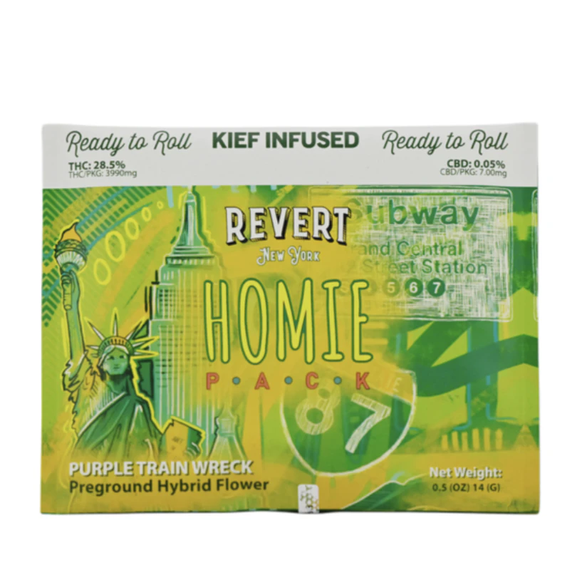 Revert - Revert | Purple Trainwreck | Infused Ground Flower Homie Pack | 14g Main Image