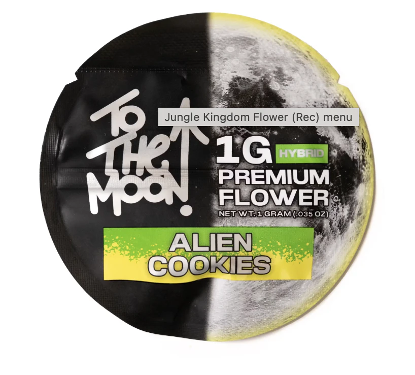To The Moon - TTM PREMIUM SMALLS ALIEN COOKIES 1G Main Image